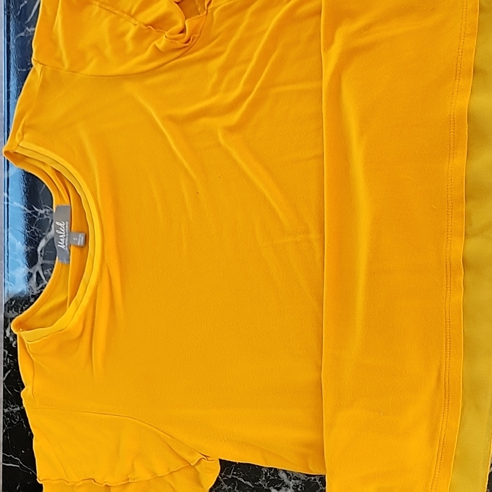 Ruffle sleeve shirt